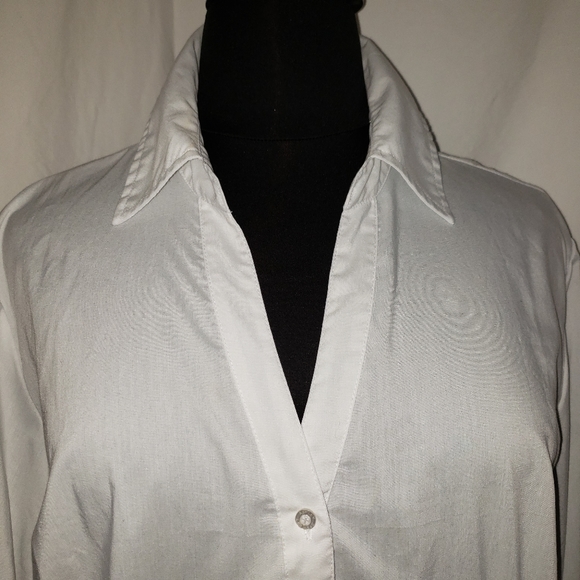 Ashley Stewart 26 Signature button white shirt - Picture 5 of 8